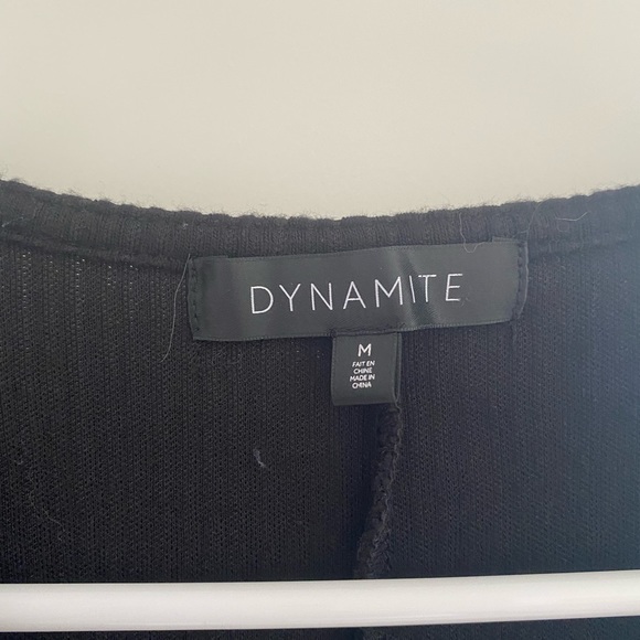 Dynamite Black Sweater Size Medium - Picture 3 of 3
